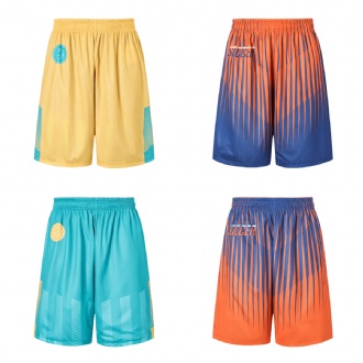 Unisex Adults 100% Polyester Sublimated Reversible Basketball Shorts - PCC036 Image