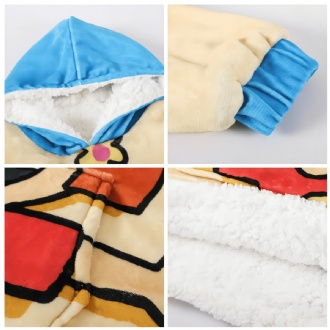 Kids' premium 100%Polyester Sublimated Wearable Blanket - PCC063 Image 