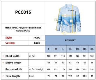 Men's Polyester Elastane Sublimated Fishing POLO - PCC015 Image 