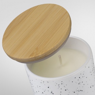 NATURA Candle with Bamboo Lid - 125317 Image 