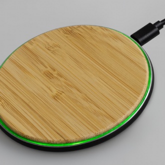 Bamboo 15W Wireless Fast Charger - 125555 Image
