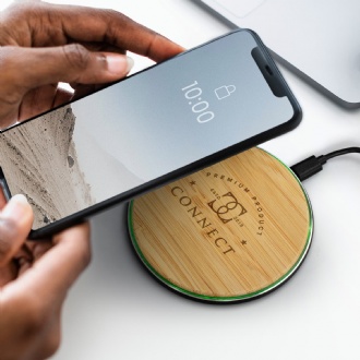 Bamboo 15W Wireless Fast Charger - 125555 Image