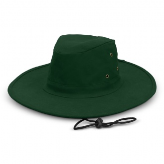 Austral Wide Brim Hat - 125571 Image Bottle Green
