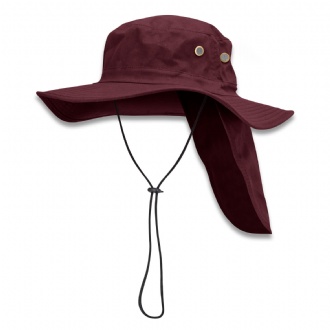 Legionnaire Wide Brim Hat - 125572 Image Burgundy