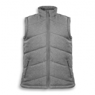 TRENDSWEAR Newport Womens Puffer Vest - 125977 Image Heather Charcoal