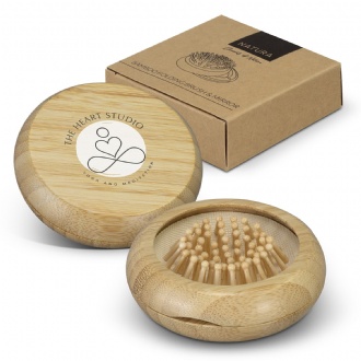 NATURA Bamboo Brush and Mirror - 125992 Image 