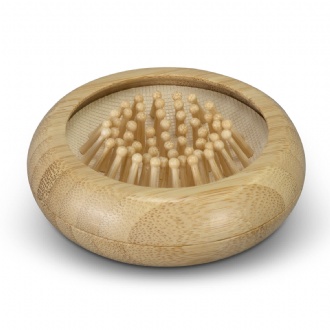 NATURA Bamboo Brush and Mirror - 125992 Image Natural