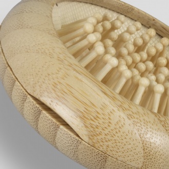 NATURA Bamboo Brush and Mirror - 125992 Image 