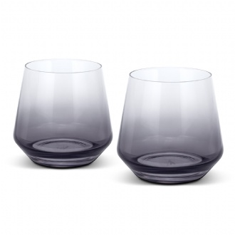 Keepsake Dusk Whiskey Glass Set of 2 - 126082 Image Clear/Smoke