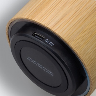 Bamboo Bluetooth Speaker - Black - 126248 Image