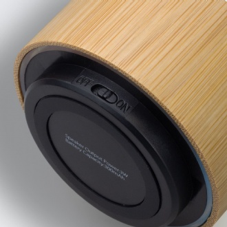 Bamboo Bluetooth Speaker - Black - 126248 Image