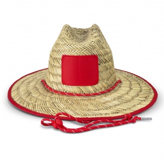 Tiki Straw Hat - 126396 Image Red