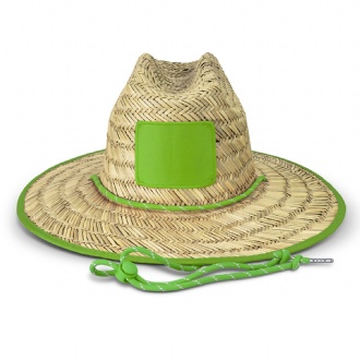 Tiki Straw Hat - 126396 Image Bright Green