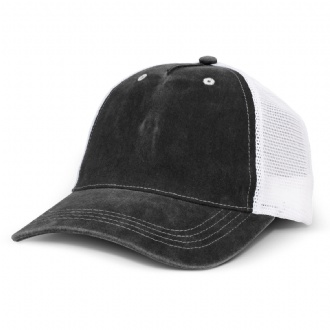 Faded Trucker Cap - 126398 Image Black