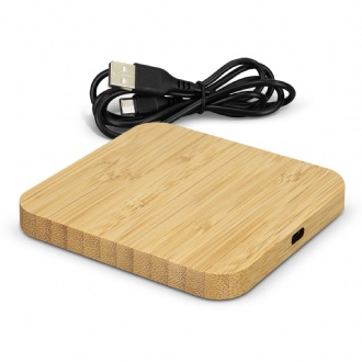 NATURA Bamboo Wireless Fast Charging Hub - 126409 Image Natural