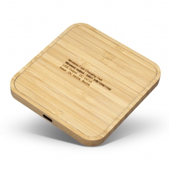 NATURA Bamboo Wireless Fast Charging Hub - 126409 Image