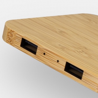 NATURA Bamboo Wireless Fast Charging Hub - 126409 Image